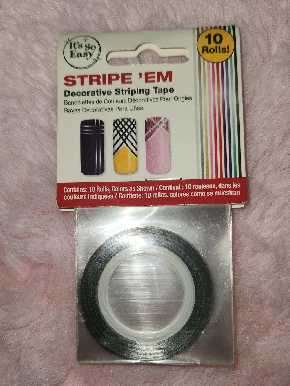 Stripe 'Em Decorative Striping Tape - Black
